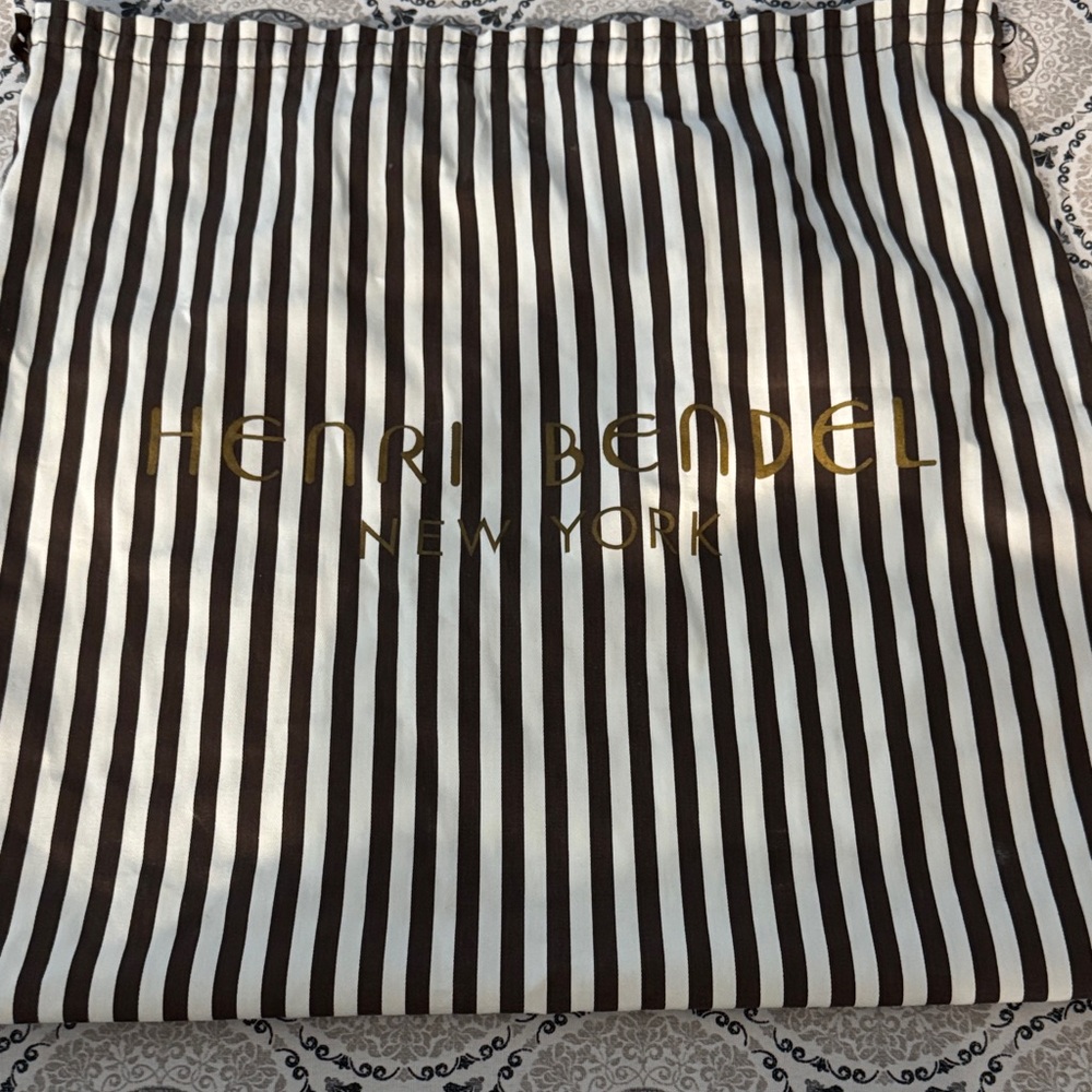 Henri Bendel Brown  and White Dust Bag / Storage Bag